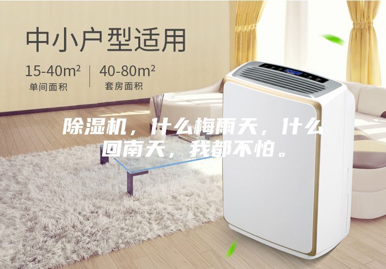 除濕機，什么梅雨天，什么回南天，我都不怕。