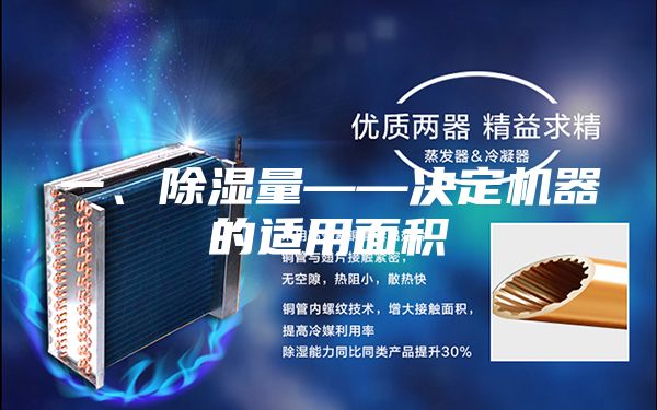 一、除濕量——決定機器的適用面積