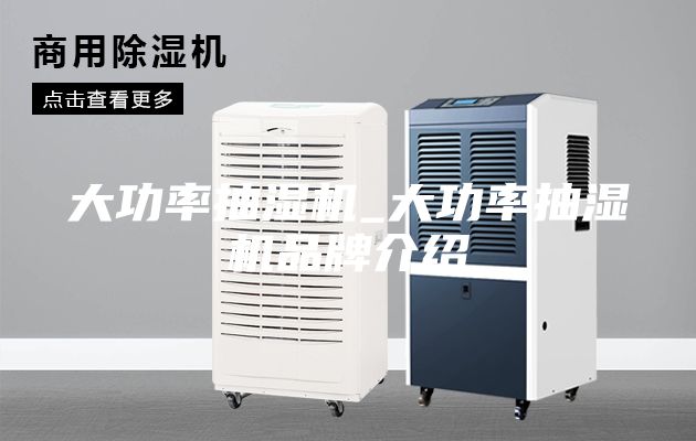 大功率抽濕機_大功率抽濕機品牌介紹