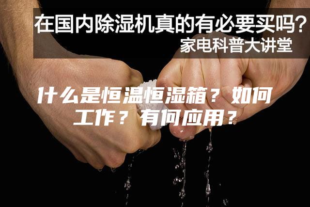 什么是恒溫恒濕箱？如何工作？有何應(yīng)用？
