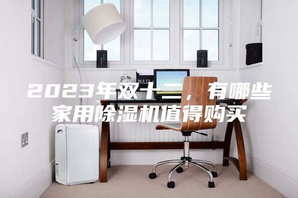 2023年雙十二，有哪些家用除濕機值得購買