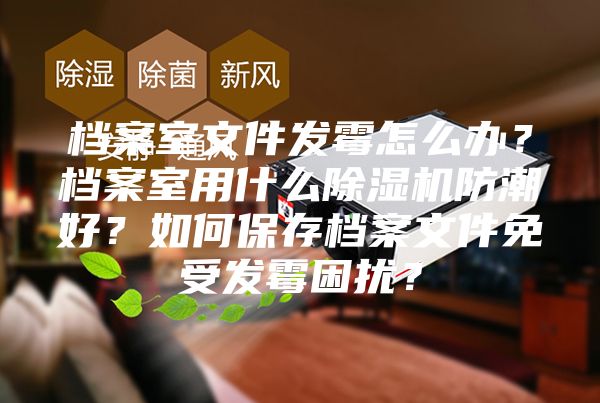檔案室文件發霉怎么辦？檔案室用什么除濕機防潮好？如何保存檔案文件免受發霉困擾？
