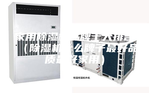 家用除濕機(jī)品牌十大排名(除濕機(jī)什么牌子最好品質(zhì)最好家用)