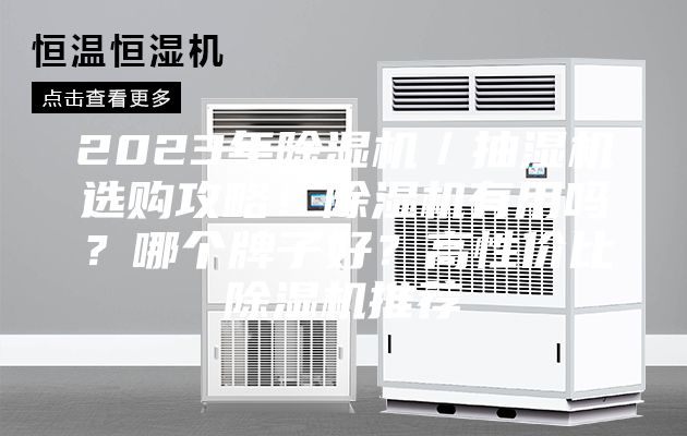 2023年除濕機／抽濕機選購攻略！除濕機有用嗎？哪個牌子好？高性價比除濕機推薦